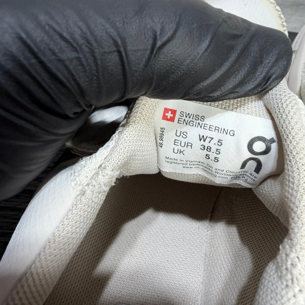 On Cloudaway Shoes - Women 7.5 - White Pearl  49.98945 Sustainable Travel